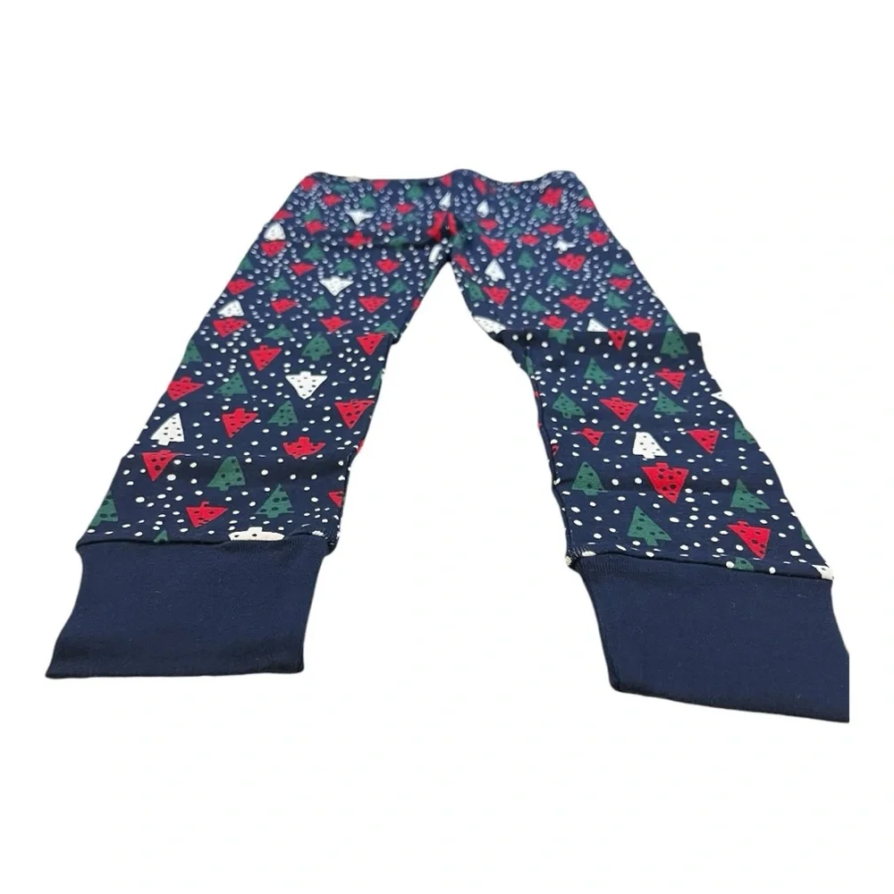 J.Crew X Crewcuts Boys Christmas Jammies Pajama Set Red Blue Christmas Trees NEW - Picture 12 of 16